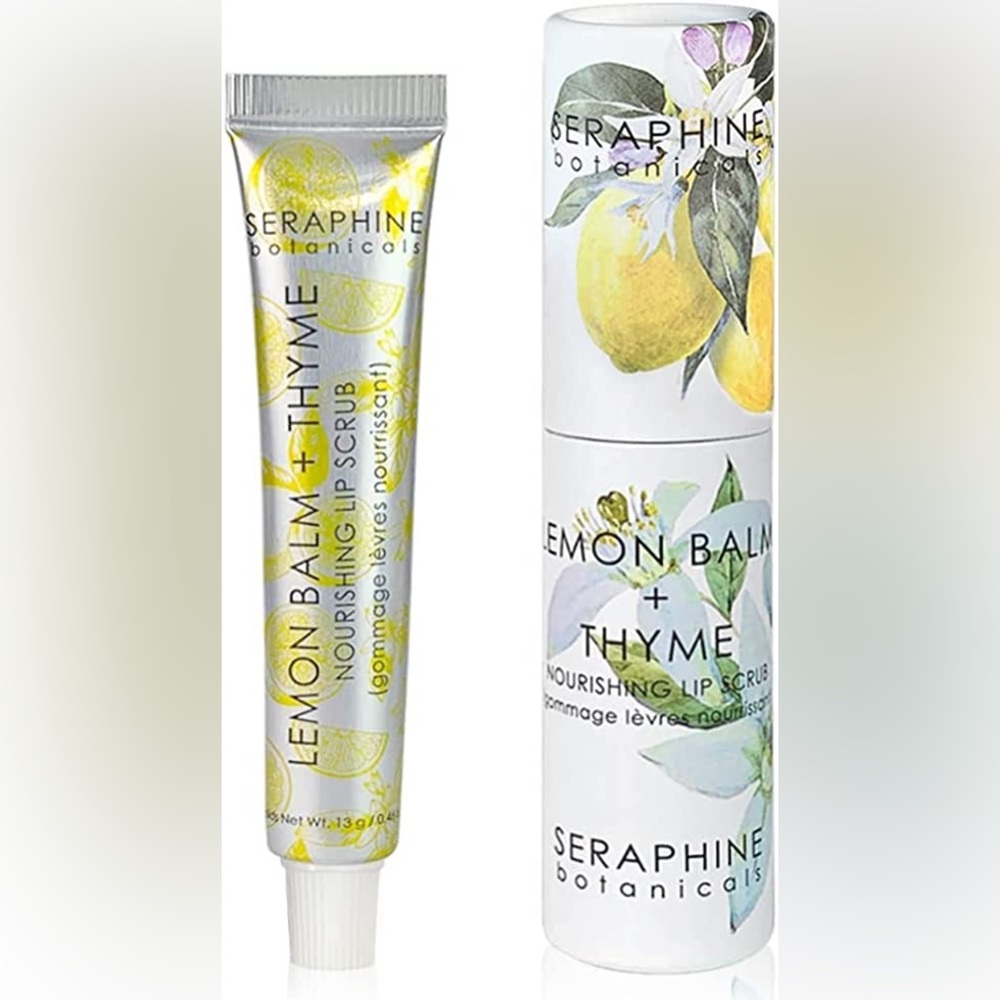 ☀️$7 special bundle price☀️ seraphine lemon and thyme lip scrub.